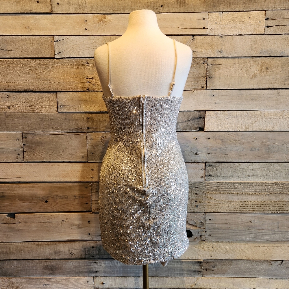 Crystal Sky Sequin Mini Dress - Picture 4 of 5